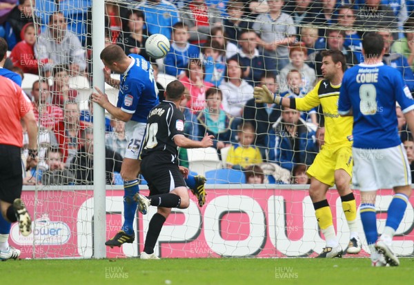 15.10.11 -  Cardiff City v Ipswich Town, npower Championship -  Ipswich's Michael Chopra scores goal against his former club 