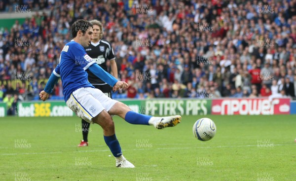 15.10.11 -  Cardiff City v Ipswich Town, npower Championship -  Cardiff's Peter Whittingham scores City's second goal from the penalty spot 