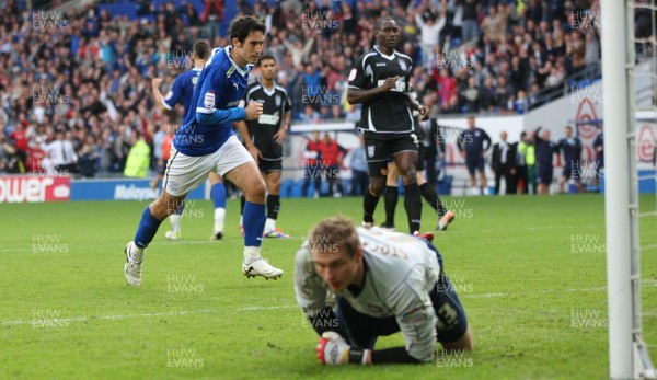 15.10.11 -  Cardiff City v Ipswich Town, npower Championship -  Cardiff's Peter Whittingham scores City's second goal from the penalty spot 