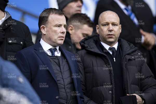 130124 - Cardiff City v Leeds United - Sky Bet Championship - Leeds United managing director Angus Kinnear in attendance 