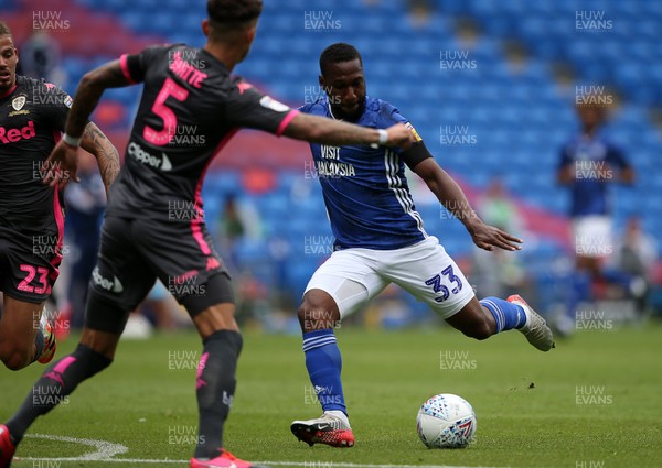 210620 - Cardiff City v Leeds United - SkyBet Championship - Junior Hoilett of Cardiff City scores the first goal of the game