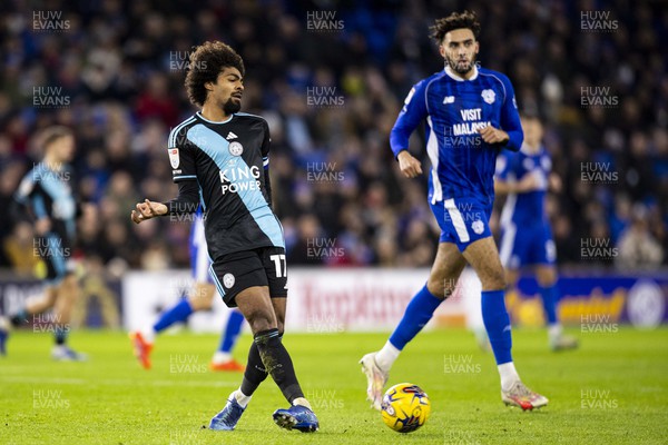 291223 - Cardiff City v Leicester City - Sky Bet Championship - Hamza Choudhury of Leicester City in action