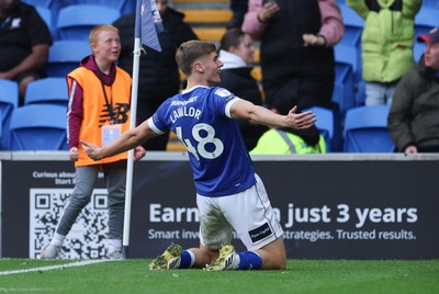 041025 - Cardiff City v Leyton Orient, EFL Sky Bet League 1 - Dylan Lawlor of Cardiff City celebrates after he scores City’s second goal