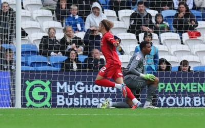 041025 - Cardiff City v Leyton Orient, EFL Sky Bet League 1 -Dominic Ballard of Leyton Orient celebrates as he scores their third goal