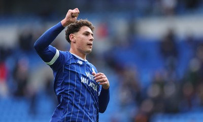 041025 - Cardiff City v Leyton Orient, EFL Sky Bet League 1 - Yousef Salech of Cardiff City at the end of the match
