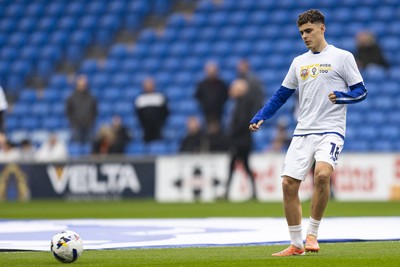 070326 - Cardiff City v Lincoln City - Sky Bet League 1 - Alex Robertson of Cardiff City during the warm up