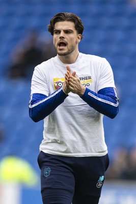 070326 - Cardiff City v Lincoln City - Sky Bet League 1 - Ollie Tanner of Cardiff City during the warm up