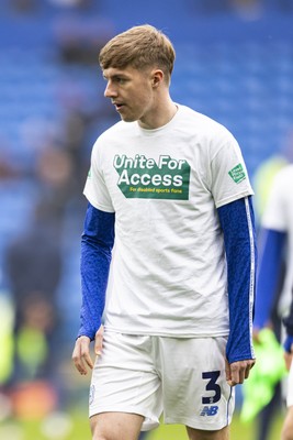 070326 - Cardiff City v Lincoln City - Sky Bet League 1 - Joel Bagan of Cardiff City during the warm up