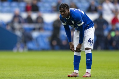070326 - Cardiff City v Lincoln City - Sky Bet League 1 - Ronan Kpakio of Cardiff City in action