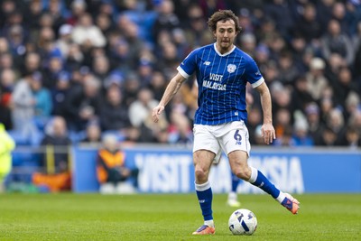 070326 - Cardiff City v Lincoln City - Sky Bet League 1 - Ryan Wintle of Cardiff City in action