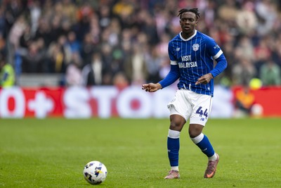 070326 - Cardiff City v Lincoln City - Sky Bet League 1 - Ronan Kpakio of Cardiff City in action