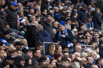 070326 - Cardiff City v Lincoln City - Sky Bet League 1 - Cardiff City supporters leave before at full time