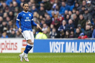 070326 - Cardiff City v Lincoln City - Sky Bet League 1 - Chris Willock of Cardiff City in action