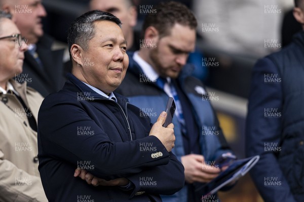 070326 - Cardiff City v Lincoln City - Sky Bet League 1 - Cardiff City CEO Ken Choo in attendance