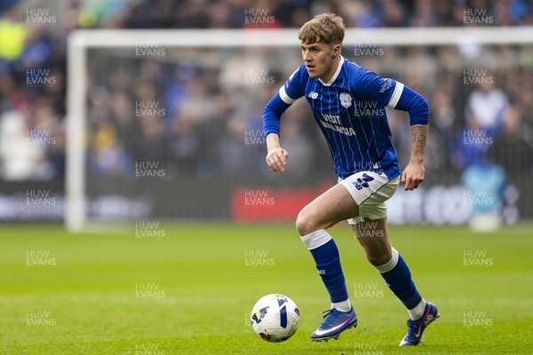 070326 - Cardiff City v Lincoln City - Sky Bet League 1 - Joel Bagan of Cardiff City in action