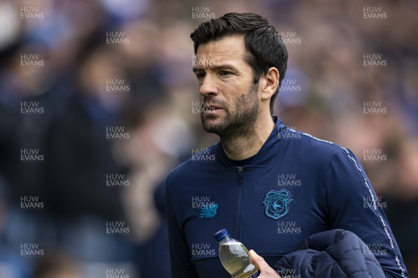 070326 - Cardiff City v Lincoln City - Sky Bet League 1 - Cardiff City Manager Brian Barry-Murphy ahead of kick off