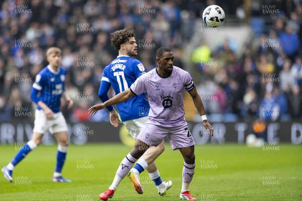070326 - Cardiff City v Lincoln City - Sky Bet League 1 - Tendayi Darikwa of Lincoln City in action