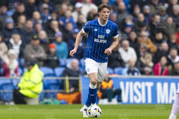 070326 - Cardiff City v Lincoln City - Sky Bet League 1 - William Fish of Cardiff City in action