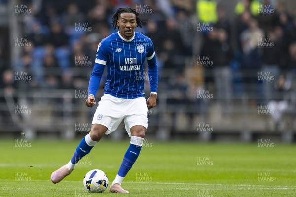 070326 - Cardiff City v Lincoln City - Sky Bet League 1 - Gabriel Osho of Cardiff City in action