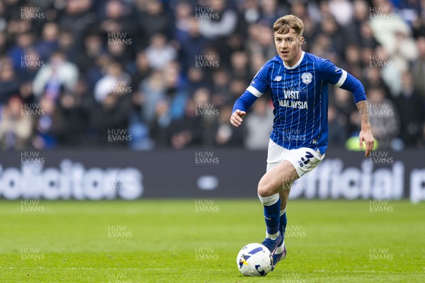070326 - Cardiff City v Lincoln City - Sky Bet League 1 - Joel Bagan of Cardiff City in action
