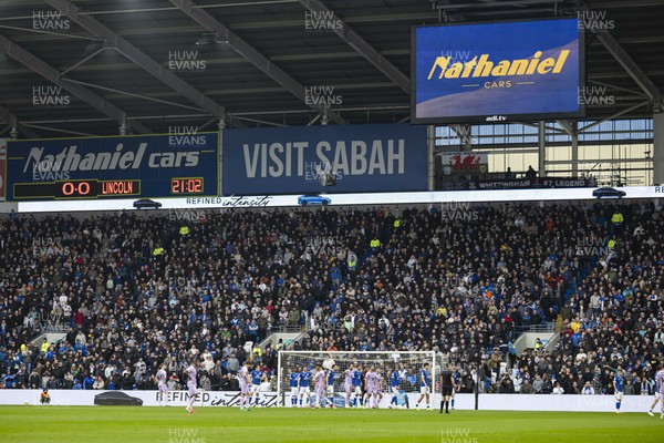 070326 - Cardiff City v Lincoln City - Sky Bet League 1 - A general view of the Cardiff City Stadium during the first half