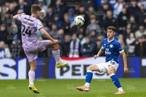 070326 - Cardiff City v Lincoln City - Sky Bet League 1 - Alex Robertson of Cardiff City in action