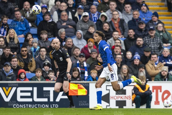 070326 - Cardiff City v Lincoln City - Sky Bet League 1 - Omari Kellyman of Cardiff City in action