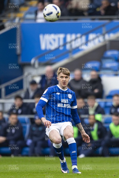 070326 - Cardiff City v Lincoln City - Sky Bet League 1 - Joel Bagan of Cardiff City in action