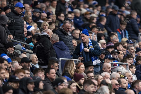 070326 - Cardiff City v Lincoln City - Sky Bet League 1 - Cardiff City supporters leave before at full time