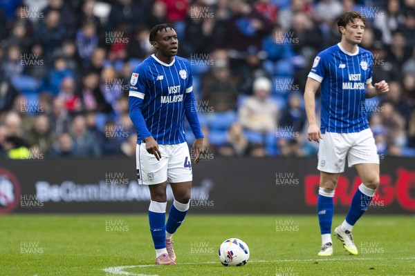 070326 - Cardiff City v Lincoln City - Sky Bet League 1 - Ronan Kpakio of Cardiff City in action