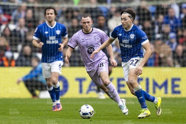 070326 - Cardiff City v Lincoln City - Sky Bet League 1 - Joel Colwill of Cardiff City in action