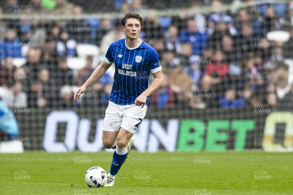 070326 - Cardiff City v Lincoln City - Sky Bet League 1 - William Fish of Cardiff City in action