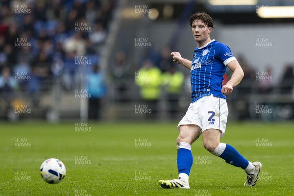 070326 - Cardiff City v Lincoln City - Sky Bet League 1 - William Fish of Cardiff City in action