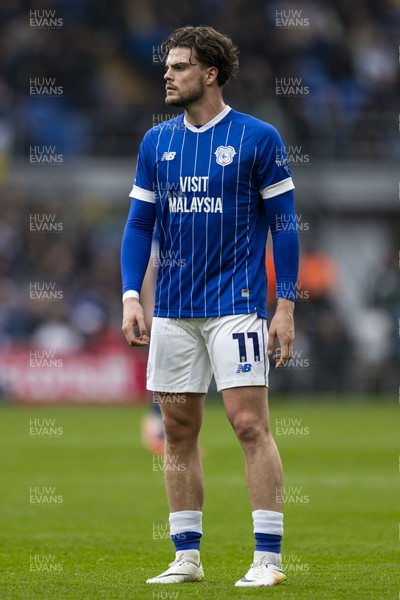 070326 - Cardiff City v Lincoln City - Sky Bet League 1 - Ollie Tanner of Cardiff City in action