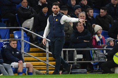 110325 - Cardiff City v Luton Town - Sky Bet Championship - Omar Riza, Cardiff City Manager