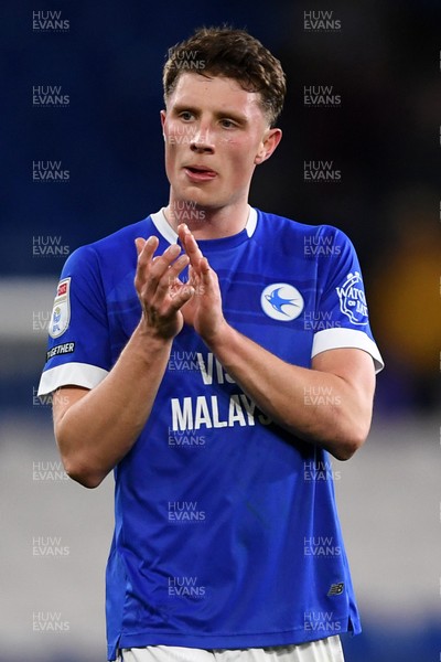 110325 - Cardiff City v Luton Town - Sky Bet Championship - Dejected Will Fish of Cardiff City at full time