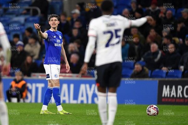 110325 - Cardiff City v Luton Town - Sky Bet Championship - Callum O'dowda of Cardiff City