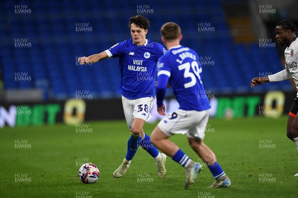 110325 - Cardiff City v Luton Town - Sky Bet Championship - Perry NG of Cardiff City