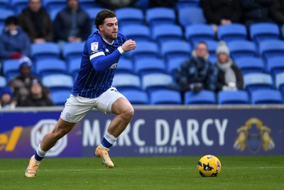 140226 - Cardiff City v Luton Town - Sky Bet League 1 - Ollie Tanner of Cardiff City