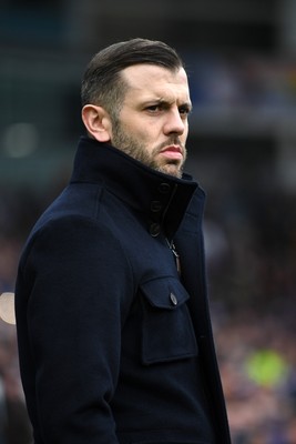 140226 - Cardiff City v Luton Town - Sky Bet League 1 - Jack Wilshire, Luton Manager