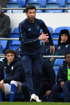 140226 - Cardiff City v Luton Town - Sky Bet League 1 - Brian Barry-Murphy, Cardiff City Manager