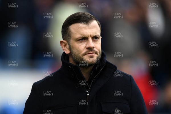 140226 - Cardiff City v Luton Town - Sky Bet League 1 - Jack Wilshire, Luton Manager
