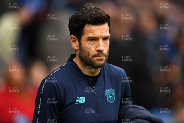 140226 - Cardiff City v Luton Town - Sky Bet League 1 - Brian Barry-Murphy, Cardiff City Manager