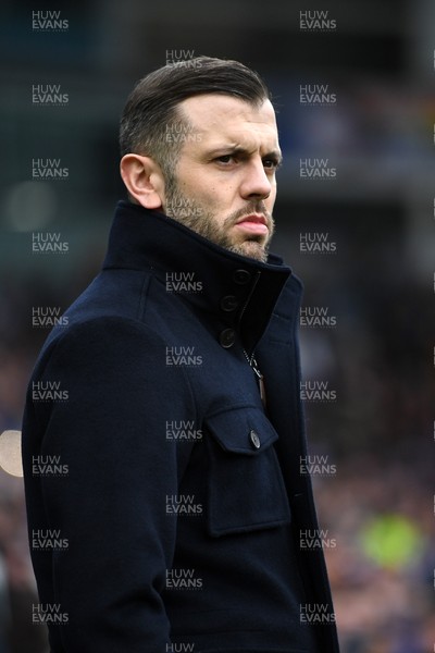 140226 - Cardiff City v Luton Town - Sky Bet League 1 - Jack Wilshire, Luton Manager