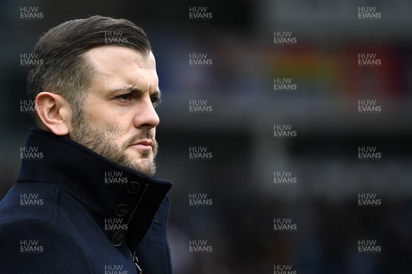 140226 - Cardiff City v Luton Town - Sky Bet League 1 - Jack Wilshire, Luton Manager