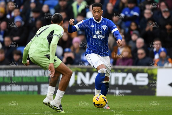 140226 - Cardiff City v Luton Town - Sky Bet League 1 - Chris Willock of Cardiff City