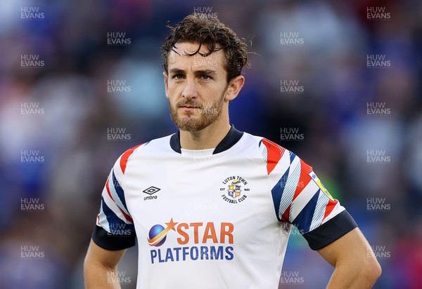 300822 - Cardiff City v Luton Town - SkyBet Championship - Tom Lockyer of Luton Town