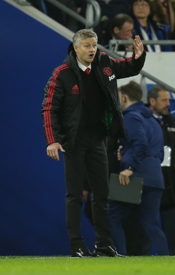 221218 - Cardiff City v Manchester United, Premier League - Manchester United manager Ole Gunnar Solskjaer during the match