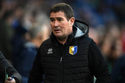 291125 - Cardiff City v Mansfield Town - Sky Bet League 1 - Nigel Clough, Mansfield Manager