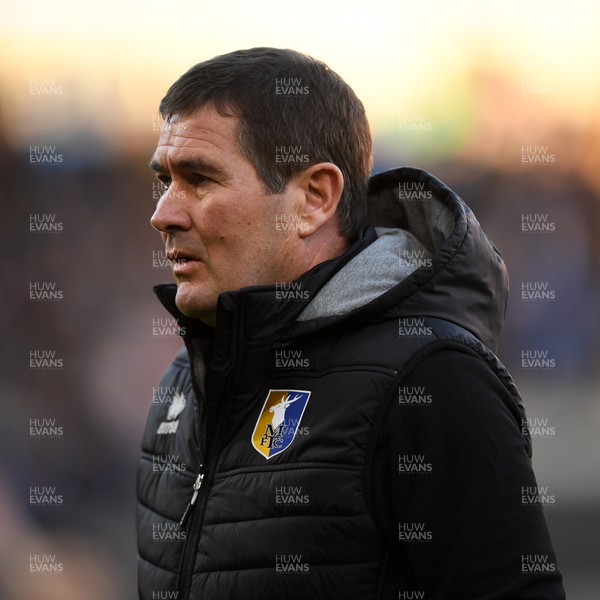 291125 - Cardiff City v Mansfield Town - Sky Bet League 1 - Nigel Clough, Mansfield Manager